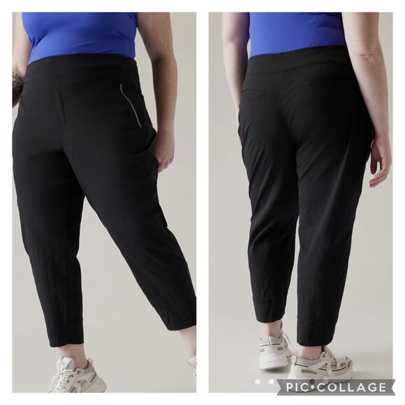 Athleta Pants - Athleta Trekkie North Joggers Black Plus Size 20